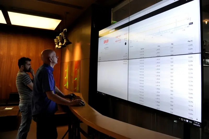 ارتفاع مؤشرات الأسهم اليونانية بنهاية جلسة اليوم